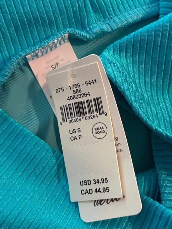 NWT Aerie Shine Rib Crossover High Waisted Bikini Bottoms - Picture 8 of 8